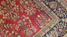 8 x 10 Stunning Beautiful fine Quality Indo Sarouk Hand Knotted Wool Rug 421143 Montaage Inc. image 7