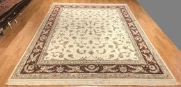 8 x 10  Hand Knotted  Wool  & Silk Area Rug 421419 Montaage Inc. image 2