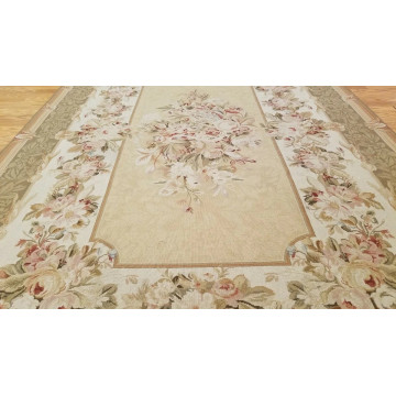 6 x 9 Hand woven French Aubusson Needle point 100% wool Area rug 421494 Montaage Inc. image 5
