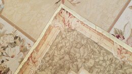 6 x 9 Hand woven French Aubusson Needle point 100% wool Area rug 421494 Montaage Inc. image 9