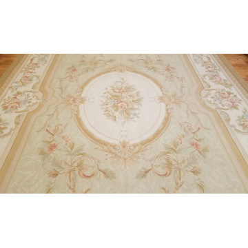 9 x 12 Hand woven French Aubusson Tapestry 100% wool Area rug 421535 Montaage Inc. image 3