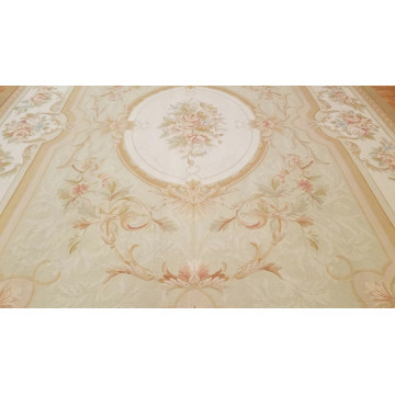 9 x 12 Hand woven French Aubusson Tapestry 100% wool Area rug 421535 Montaage Inc. image 4