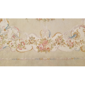 6 x 9 Hand woven French Aubusson Weave 100% wool Area rug 421541 Montaage Inc. image 6
