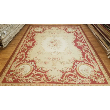 9 x 12 Hand woven French Aubusson Tapestry 100% wool Area rug