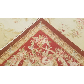 9 x 12 Hand woven French Aubusson Tapestry 100% wool Area rug 421544 Montaage Inc. image 12