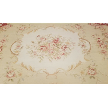 9 x 12 Hand woven French Aubusson Tapestry 100% wool Area rug 421544 Montaage Inc. image 4
