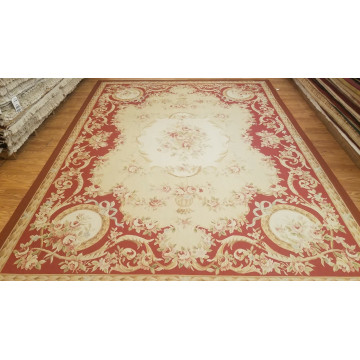 9 x 12 Hand woven French Aubusson Tapestry 100% wool Area rug 421544 Montaage Inc. image 7