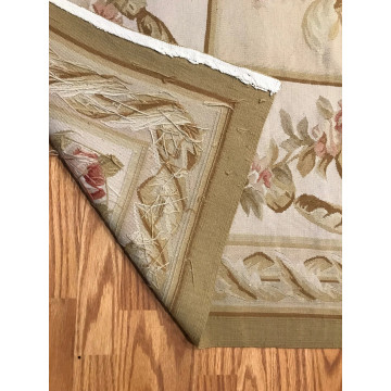 9 x 12 Hand woven French Aubusson Weave 100% wool Area rug 421555 Montaage Inc. image 2