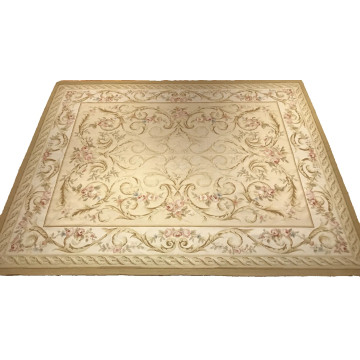 9 x 12 Hand woven French Aubusson Weave 100% wool Area rug 421555 Montaage Inc. image 3