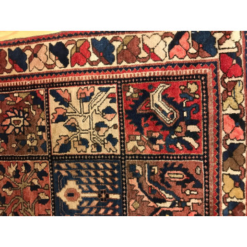 5 x 7.4 Vintage Tribal 100% Wool Hand Knotted Vegetable Dye Area Rug 421641 Montaage Inc. image 5