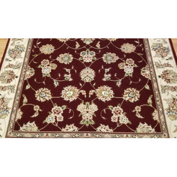 3 x 5 Red Wool & Silk Hand Knotted Area rug 421659 Montaage Inc. image 3