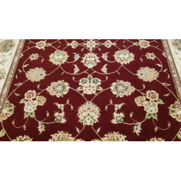 3 x 5 Red Wool & Silk Hand Knotted Area rug 421659 Montaage Inc. image 7