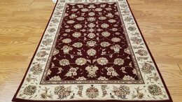 3 x 5 Red Wool & Silk Hand Knotted Area rug 421659 Montaage Inc. image 1