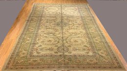 9.2 x 13.3 FineTurkish Ushack Hand knotted Wool 421766 Montaage Inc. image 1