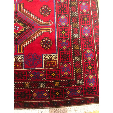 3.10 x 8 Vintage Tribal 100% Wool Hand Knotted Vegetable Dye Area Rug 421779 Montaage Inc. image 2