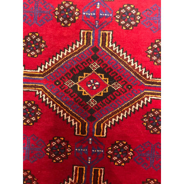 3.10 x 8 Vintage Tribal 100% Wool Hand Knotted Vegetable Dye Area Rug 421779 Montaage Inc. image 6