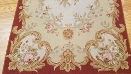 3 x 5 Hand Woven French Aubusson needle point Wool 421806 Montaage Inc. image 4