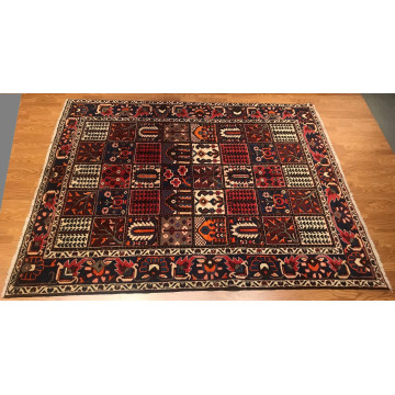 7 x 10 Vintage 100% Wool Hand Knotted Area Rug 421822 Montaage Inc. image 3