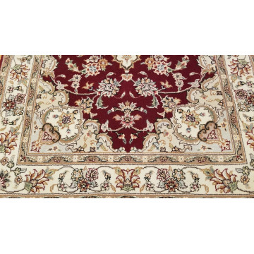 3 x 5 Fine Quality Sino Wool & Silk Hand Knotted Oriental Rug 422128 Montaage Inc. image 2