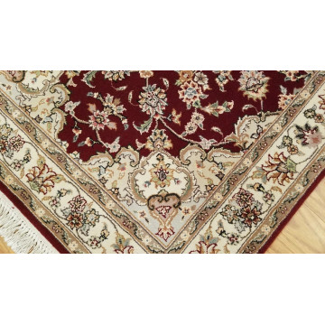 3 x 5 Fine Quality Sino Wool & Silk Hand Knotted Oriental Rug 422128 Montaage Inc. image 7