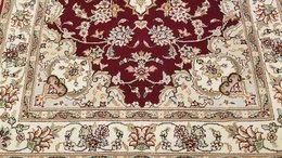 3 x 5 Fine Quality Sino Wool & Silk Hand Knotted Oriental Rug 422128 Montaage Inc. image 4