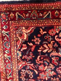 4.6 x 7 Vintage Tribal 100% Wool Hand Knotted Vegetable Dye Area Rug 427212 Montaage Inc. image 4