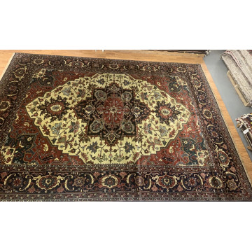 10 x 13.10 ft Indo Hariz Hand Knotted 100% Wool Rug 428075 Montaage Inc. image 5
