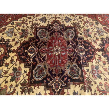 10 x 13.10 ft Indo Hariz Hand Knotted 100% Wool Rug 428075 Montaage Inc. image 3
