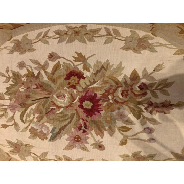 8 x 10 Aubusson Weave 100% Wool Hand Knotted Area Rug 500019 Montaage Inc. image 6