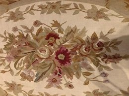 8 x 10 Aubusson Weave 100% Wool Hand Knotted Area Rug 500019 Montaage Inc. image 7