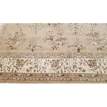 8 x 10 Fine Quality Sino Sarouk Wool & Silk Hand Knotted Oriental Rug 500089 Montaage Inc. image 2