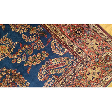 8 x 10 Stunning Beautiful fine Quality Indo Sarouk Hand Knotted Wool Rug 500108 Montaage Inc. image 7