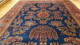 8 x 10 Stunning Beautiful fine Quality Indo Sarouk Hand Knotted Wool Rug 500108 Montaage Inc. image 4