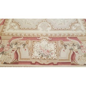 9 x 12 Hand woven French Aubusson Tapestry 100% wool Area rug 500251 Montaage Inc. image 5