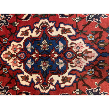 5.1 x 7.2 ft  Vintage Tribal Geometric  Navy 100% Wool Vegetable Dye Rug 500756 Montaage Inc. image 7