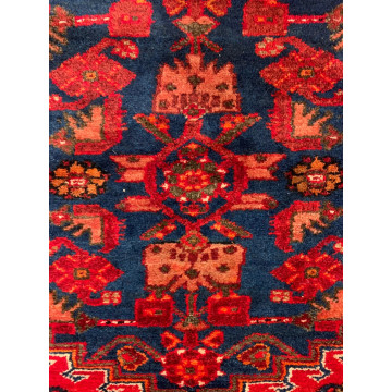 4.4  x 6.8  Vintage Tribal Red 100% Wool Hand Made Rug Vegetable Dye 501014 Montaage Inc. image 6