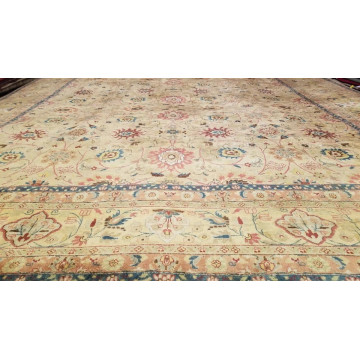 9 x 12 Very High Quality Vegetable Dye All Over Wool Hand-Knotted Oriental Rug 501126 Montaage Inc. image 4
