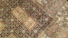 8 x 10 Indo Agra Hand spawned Wool Hand Knotted Oriental Rug 501234 Montaage Inc. image 7