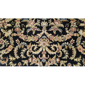 9 x 12 Black fine Quality Hand Knotted Wool Oriental Rug 501662 Montaage Inc. image 5