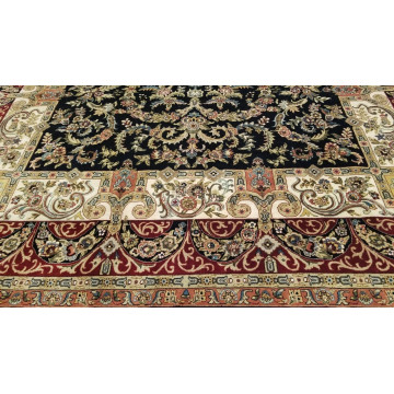 9 x 12 Black fine Quality Hand Knotted Wool Oriental Rug 501662 Montaage Inc. image 7