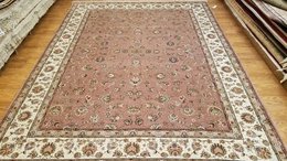 9' x 12' Hand Knotted 280 KPSI Masterpiece  Wool & Silk Oriental Area Rug 501682 Montaage Inc. image 1