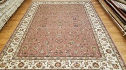 9' x 12' Hand Knotted 280 KPSI Masterpiece  Wool & Silk Oriental Area Rug 501682 Montaage Inc. image 9