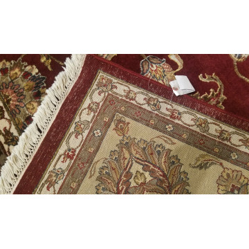 9 x 12 Red Very Beautiful Wool & Silk hand Knotted Wool Oriental Rug 501730 Montaage Inc. image 15