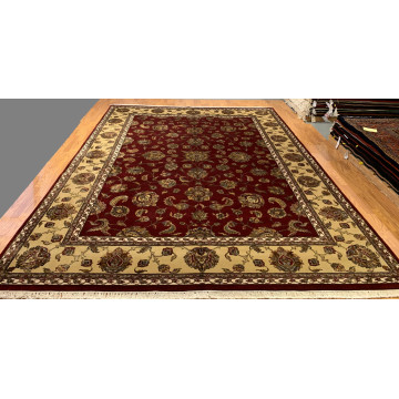 9 x 12 Red Very Beautiful Wool & Silk hand Knotted Wool Oriental Rug 501730 Montaage Inc. image 17