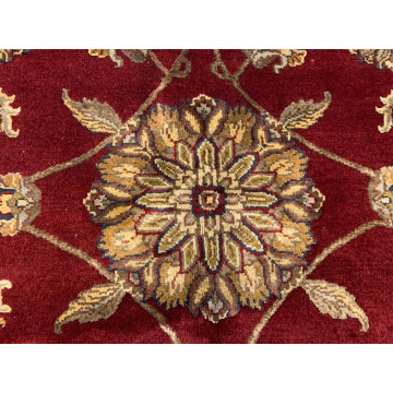 9 x 12 Red Very Beautiful Wool & Silk hand Knotted Wool Oriental Rug 501730 Montaage Inc. image 2