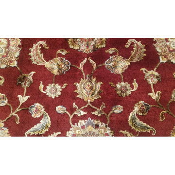 9 x 12 Red Very Beautiful Wool & Silk hand Knotted Wool Oriental Rug 501730 Montaage Inc. image 7
