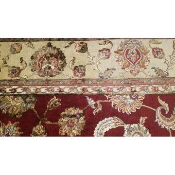 9 x 12 Red Very Beautiful Wool & Silk hand Knotted Wool Oriental Rug 501730 Montaage Inc. image 8