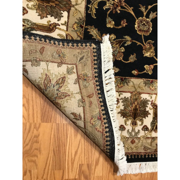 8 X 10 Hand Knotted Wool & Silk Area Rug