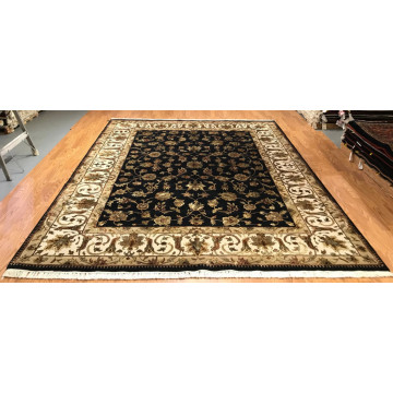 8 X 10 Hand Knotted Wool & Silk Area Rug 501734 Montaage Inc. image 1