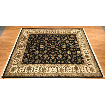 8 X 10 Hand Knotted Wool & Silk Area Rug 501734 Montaage Inc. image 3